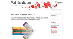 Desktop Screenshot of maths.friportail.ch